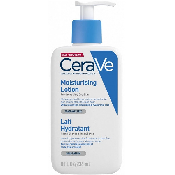 کرم مرطوب کننده پوست سراوی اصل Cerave مدل LAIT Hydratant حجم 236 میلی لیتر