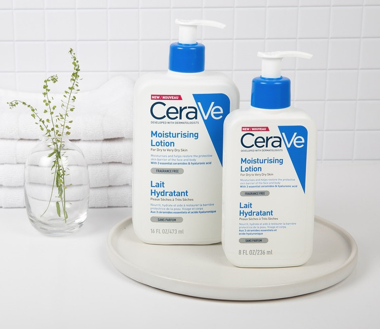 کرم مرطوب کننده پوست سراوی اصل Cerave مدل LAIT Hydratant حجم 236 میلی لیتر
