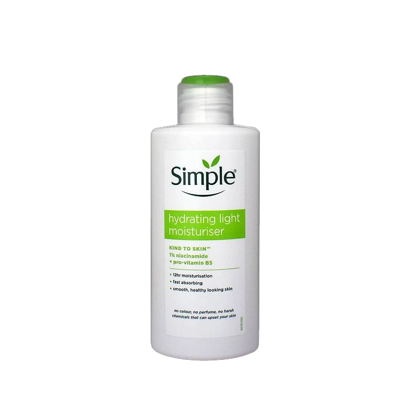 آبرسان و مرطوب کننده سیمپل Simple مدل لایت Light برای پوست چرب حجم 125 میلی لیتر