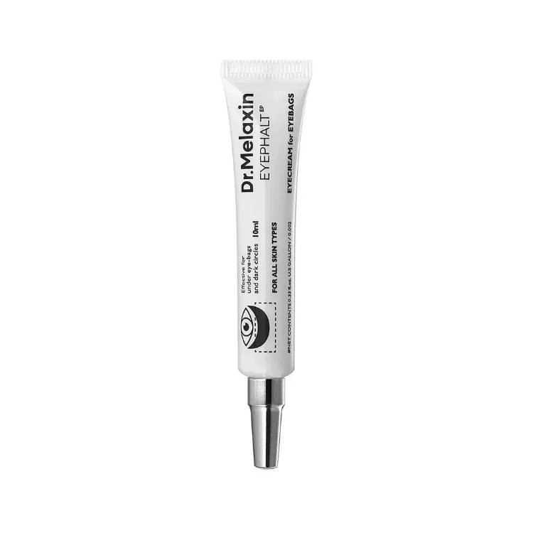 کرم دور چشم دکتر ملاکسین اصل Dr.Melaxin مدل Eyephalt از بین برنده ی کیسه زیر چشمی, تیرگی و پف وزن 10 گرم