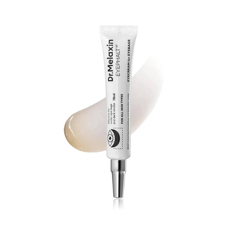 کرم دور چشم دکتر ملاکسین اصل Dr.Melaxin مدل Eyephalt از بین برنده ی کیسه زیر چشمی, تیرگی و پف وزن 10 گرم