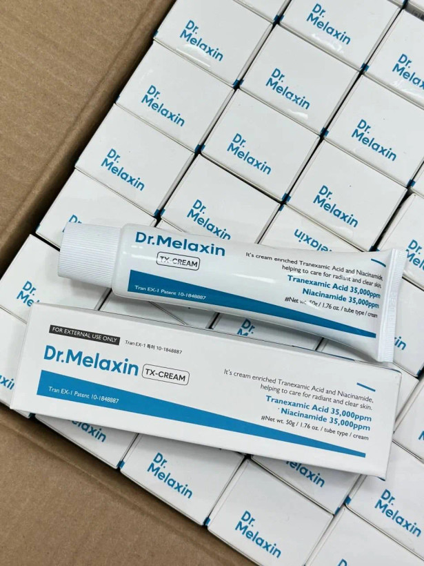کرم ضد لک روشن کننده ترانگزامیک اسید دکتر ملاکسین اصل Dr.Melaxin حجم 50 میل