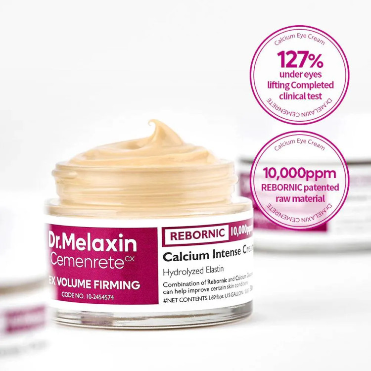 کرم حجم دهنده و سفت کننده قوی کلسیم سمنریت دکتر ملاکسین اصل Dr.Melaxin حجم 50 میل