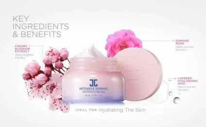 کرم آبرسان قوی و درخشان کننده پوست جی جون اصل کره JAYJUN حجم 65 میل