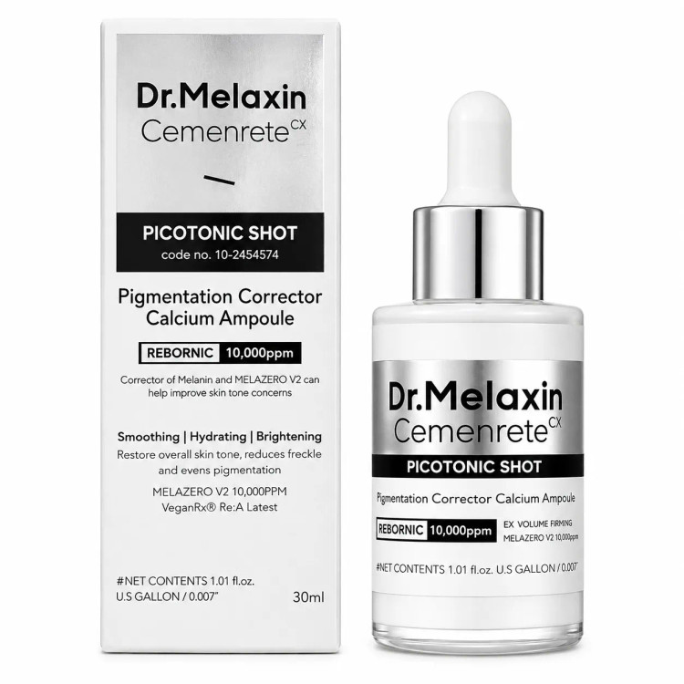 سرم کلسیمی ضد لک و بازسازی کننده دکتر ملاکسین اصل Dr.melaxin حجم 30 میل
