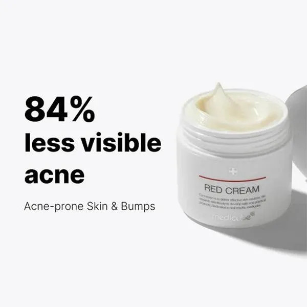 کرم ضد جوش و تسکین دهنده مدی کیوب اصل Medicube Red Cream حجم 50 میل