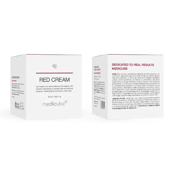 کرم ضد جوش و تسکین دهنده مدی کیوب اصل Medicube Red Cream حجم 50 میل