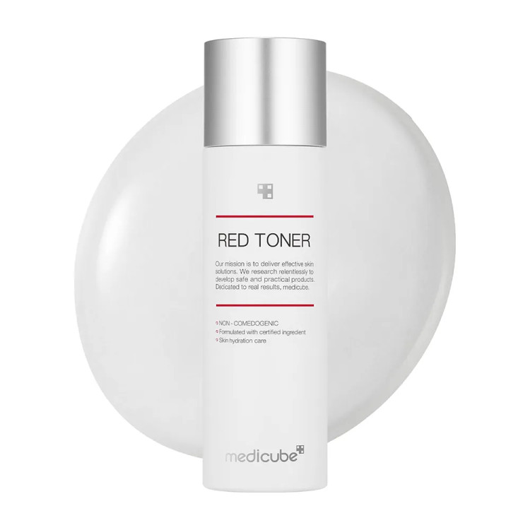 تونر ضد جوش و تسکین دهنده مدی کیوب اصل Medicube Red Toner 2.0 حجم 100 میل
