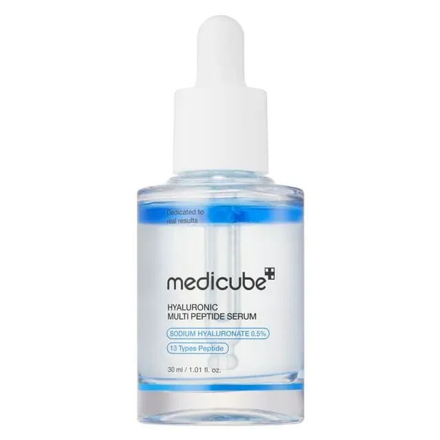 سرم آبرسان هیالورونیک اسید و مولتی پپتاید مدی کیوب اصل Medicube حجم 30 میل