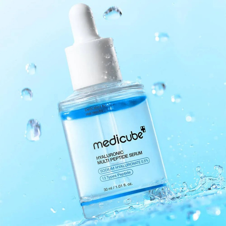 سرم آبرسان هیالورونیک اسید و مولتی پپتاید مدی کیوب اصل Medicube حجم 30 میل