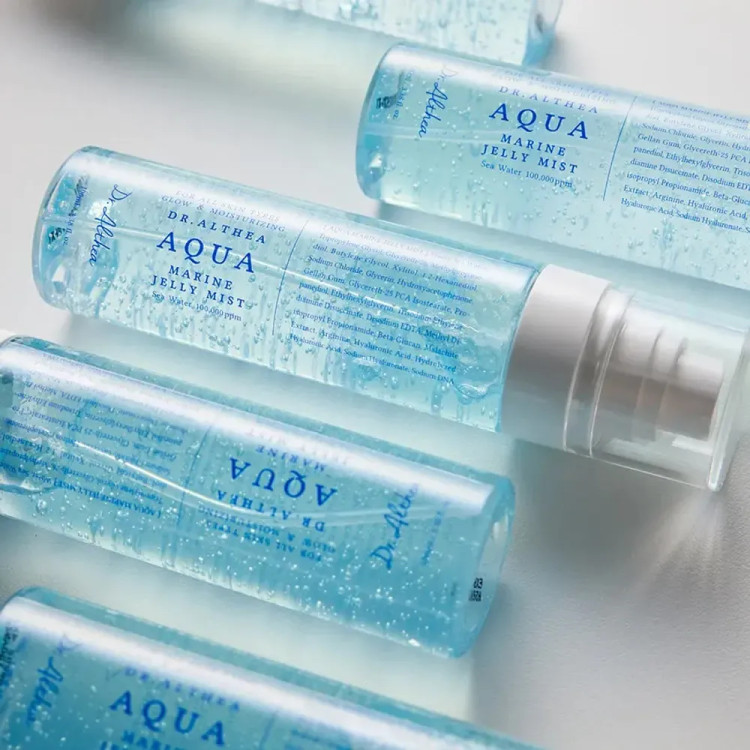 میست ژله ای آبرسان آکوا مارین دکتر آلتیا اصل Aqua Marine Jelly Mist | اسپری آبرسان و درخشان کننده پوست حجم