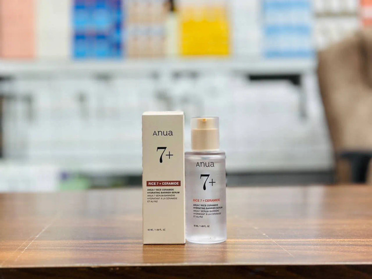 سرم آبرسان و مغذی 7 برنج و سرامید آنوا اصل Anua Rice 7 + Ceramide حجم 50 میل