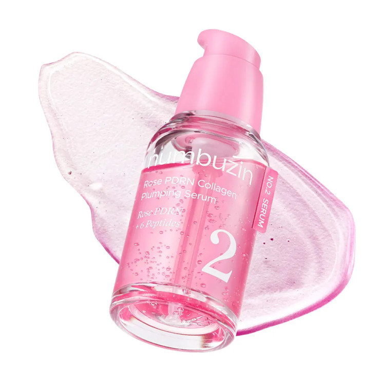 سرم ضدحساسیت و حجیم کننده پوست نامبوزین مدل Rose PDRN Collagen 2 حجم 30 میل