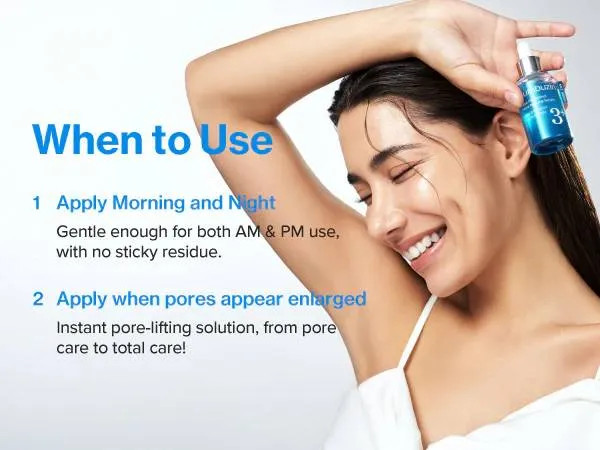 سرم رتینول شماره 3 نامبوزین اصل Numbuzin Blue Bio Retinol | پاکسازی عمیق و کوچک کننده منافذ باز حجم 30 میل