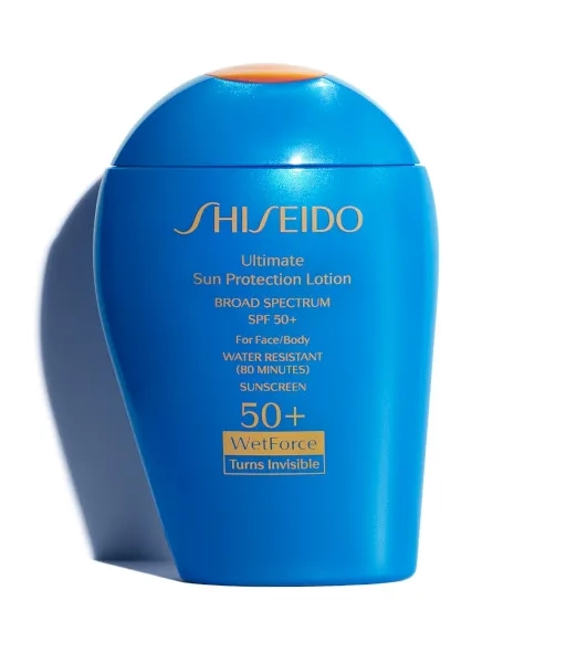 لوسیون ضد آفتاب صورت و بدن شیسیدو اصل Shiseido SPF50 ضدآب حجم 100 میل