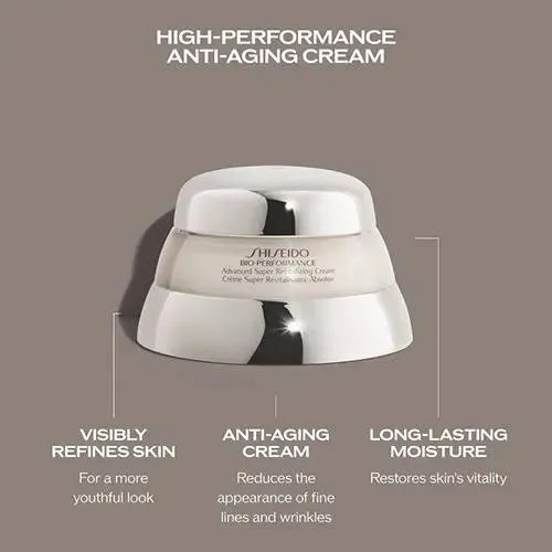 کرم جوانساز پیشرفته و احیا کننده شیسیدو اصل Shiseido Bio-Performance Cream حجم 75 میل