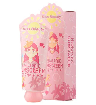 ضد آفتاب بی رنگ کودک کیس بیوتی اصل Kiss Beauty با SPF90 حجم 75 میل