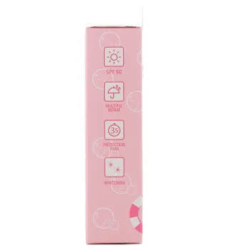 ضد آفتاب بی رنگ کودک کیس بیوتی اصل Kiss Beauty با SPF90 حجم 75 میل