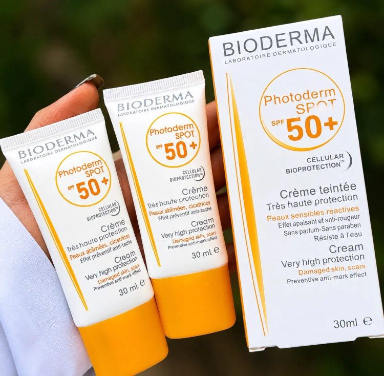 کرم ضد آفتاب ضد لک اسپات بایودرما اصل +Bioderma Photoderm Spot SPF50 حجم 30 میل