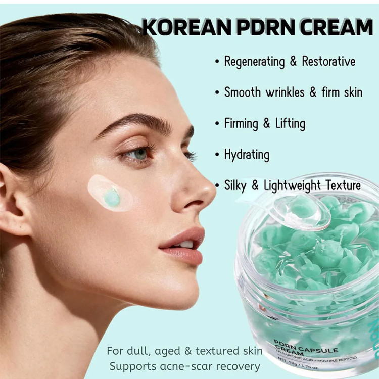 کرم کپسولی PDRN 100 وی تی کازمتیک (ضد چروک، جوانساز و ترمیم کننده پوست) حجم 50 میل