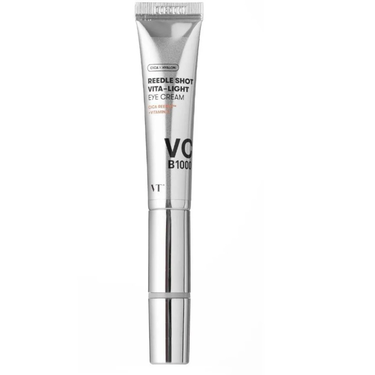 کرم دور چشم ویبره دار لیفتینگ وی تی ریدل شات اصل Vt Reedle Shot روشنکننده و ضدچروک حجم 15 میل