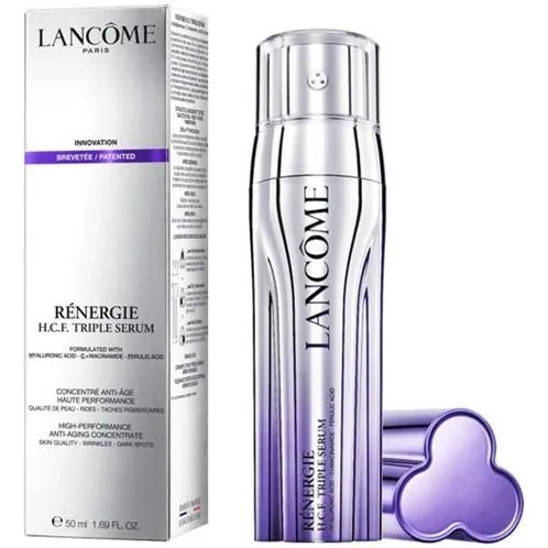 سرم سه گانه ضد چروک، ضد لک و سفت کننده صورت لانکوم اصل Lancome مدل Renergie HCF حجم 50 میل