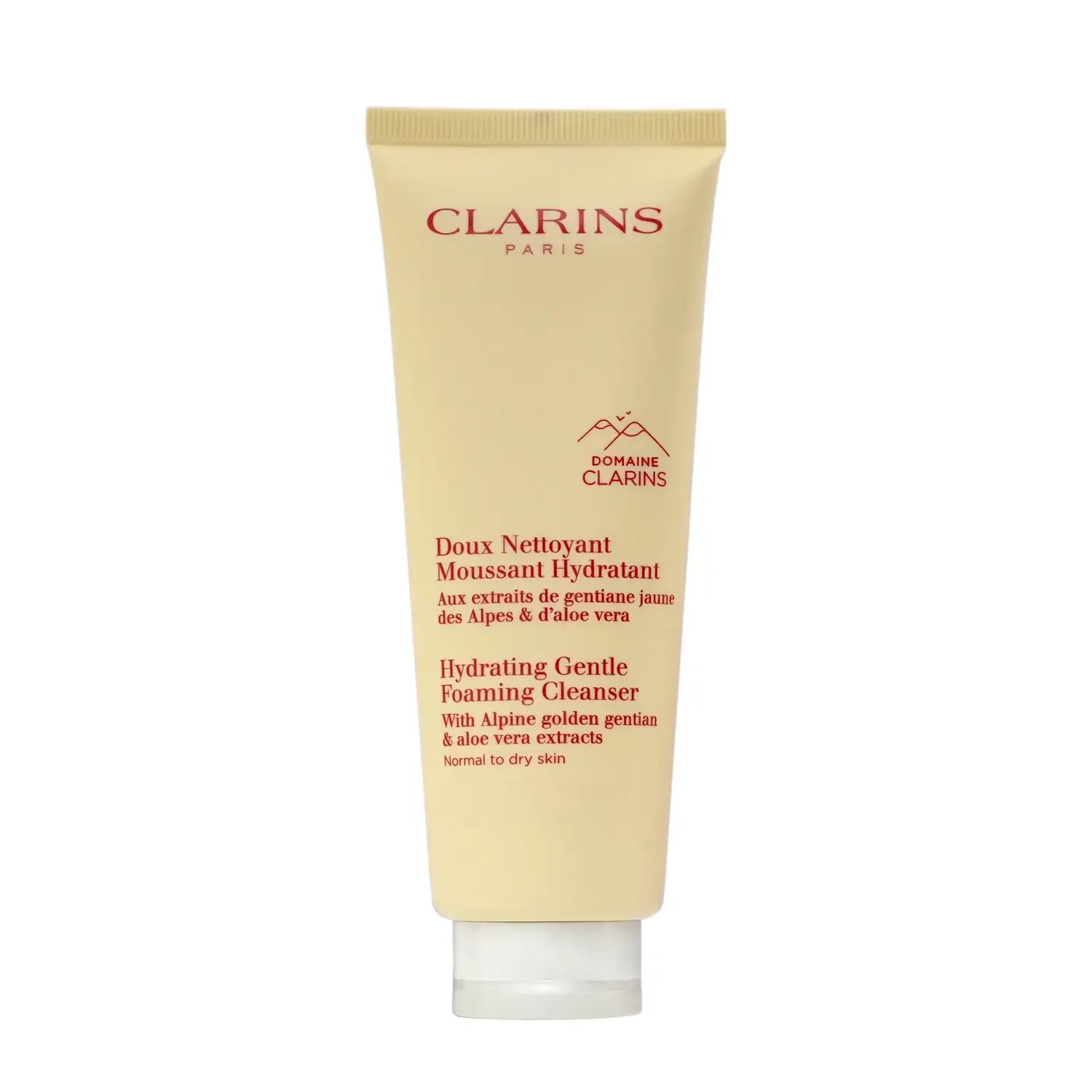 فوم شستشو پوست نرمال تا خشک  کلارنس اصل CLARINS Alpine Herbs حجم 125 میل