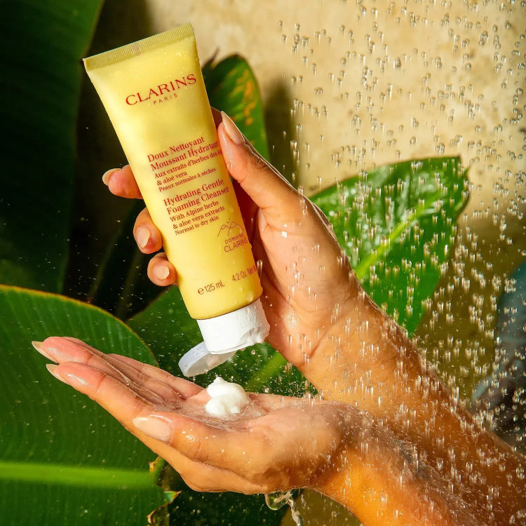 فوم شستشو پوست نرمال تا خشک کلارنس اصل CLARINS Alpine Herbs حجم 125 میل