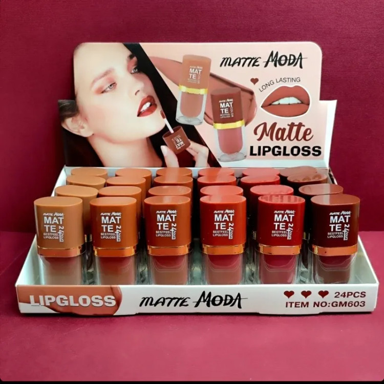 رژ لب مایع 24 ساعت مودا مدل لیپ گلس مات GM603 Moda Matte LIP GLASS حجم 40 گرم