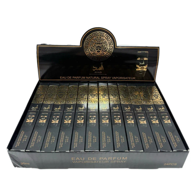 عطر قلمی لاتافه اماراتی اصل رایحه اسد ASAD گرم و ماندگار حجم ۳۵ میل