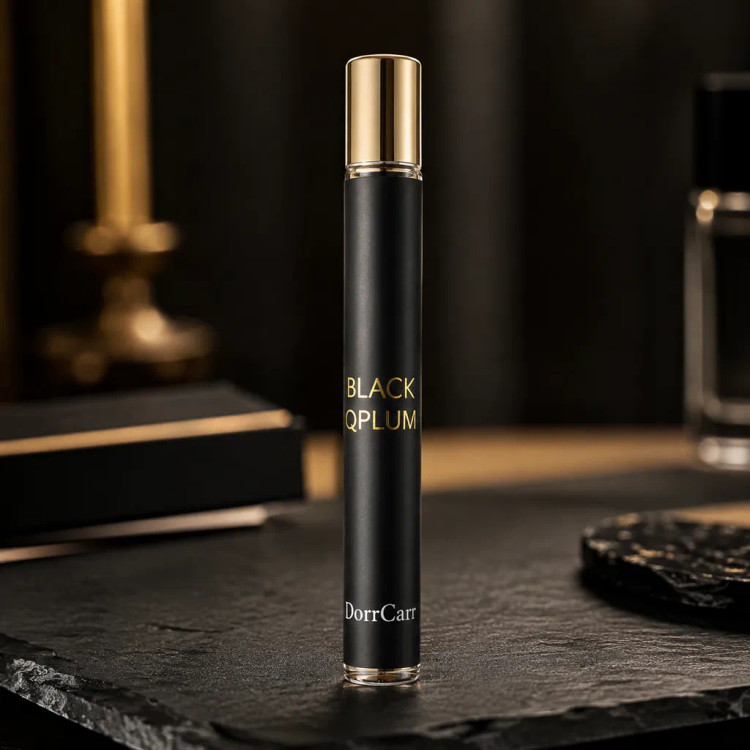 عطر قلمی اماراتی بلک اپیوم اصل Black Qpum با رایحه مرکباتی، ادویهای و چوبی ماندگاری عالی حجم ۳۵ میل