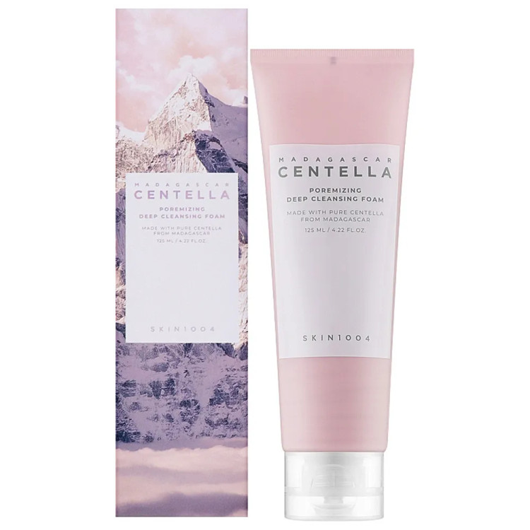 شوینده پوست چرب سنتلا اسکین 1004 اصل Centella پاکسازی عمیق منافذ، لایه بردار ملایم و تسکین دهنده حجم 125 میل