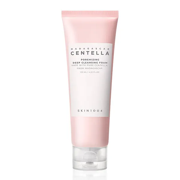 شوینده پوست چرب سنتلا اسکین 1004 اصل Centella  پاکسازی عمیق منافذ، لایه بردار ملایم و تسکین دهنده حجم 125 میل