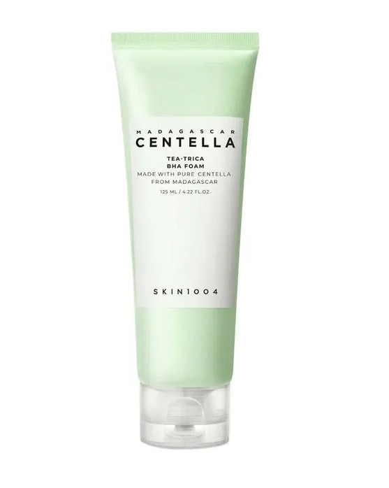 شوینده سالیسیلیک اسید سنتلا اسکین 1004 اصل Centella مدل BH Tea-Trica کنترل جوش و آکنه پوست حجم 125 میل