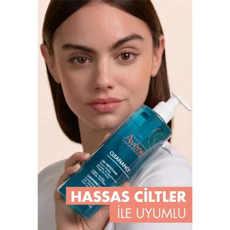 ژل شستشو صورت و بدن کلیننس اون اصل Avene مناسب پوست چرب حجم 400 میل