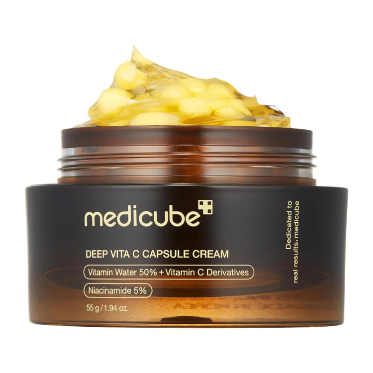 کرم کپسولی ویتامین سی مدی کیوب اصل Medicube حجم 55 گرم