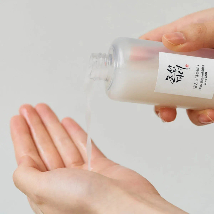 تونر درخشان کننده شیربرنج بیوتی آف جوسان اصل مدل Rice Milk حجم 150 میل