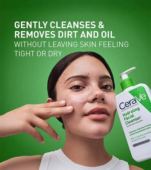 ژل شستشو صورت سراوی اصل Cerave مناسب پوست نرمال تا خشک حجم 473 میلی لیتر