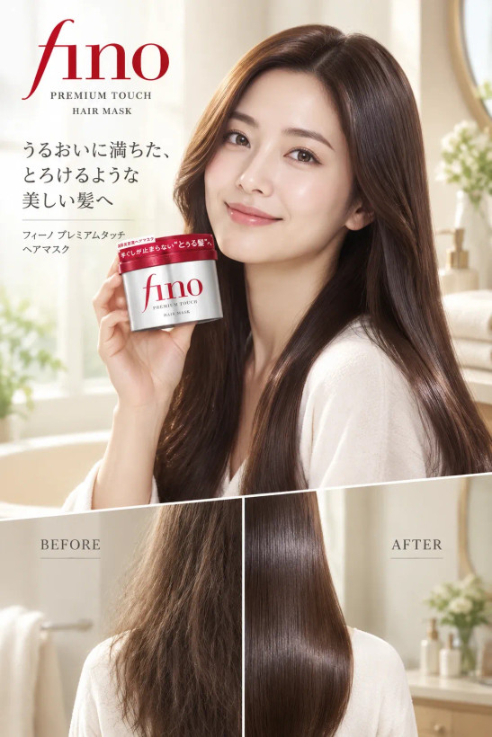 ماسک مو کاسه ای فینو اصل Shiseido Fino مدل Premium Touch حجم 230 گرم