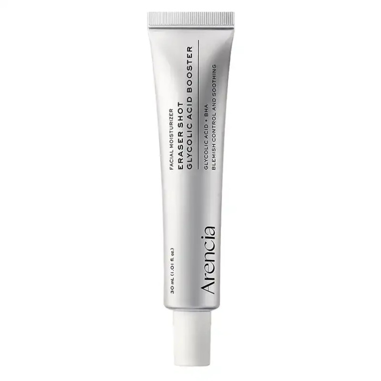 بوستر لایه بردار گلیکولیک اسید آرنسیا اصل Arencia Eraser شفافکننده و پاکسازی منافذ حجم 30 میل