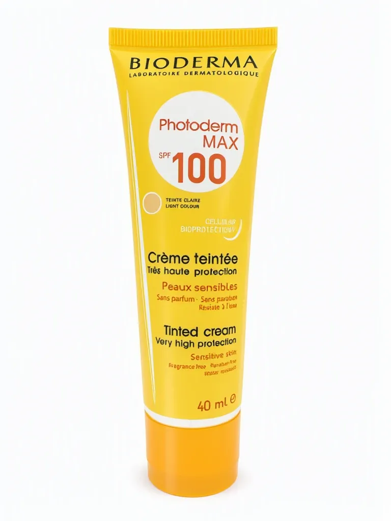 ضد آفتاب رنگی بایودرما اصل مدل MAX Photoderm SPF100 ‌محافظ UVA مناسب انواع پوست حجم 40 میل