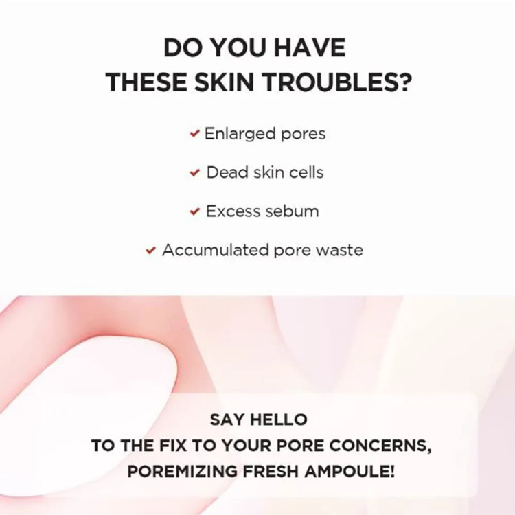 سرم کنترل و کوچک کننده منافذ سنتلا اصل POREMIZING FRESH حجم 100 میل