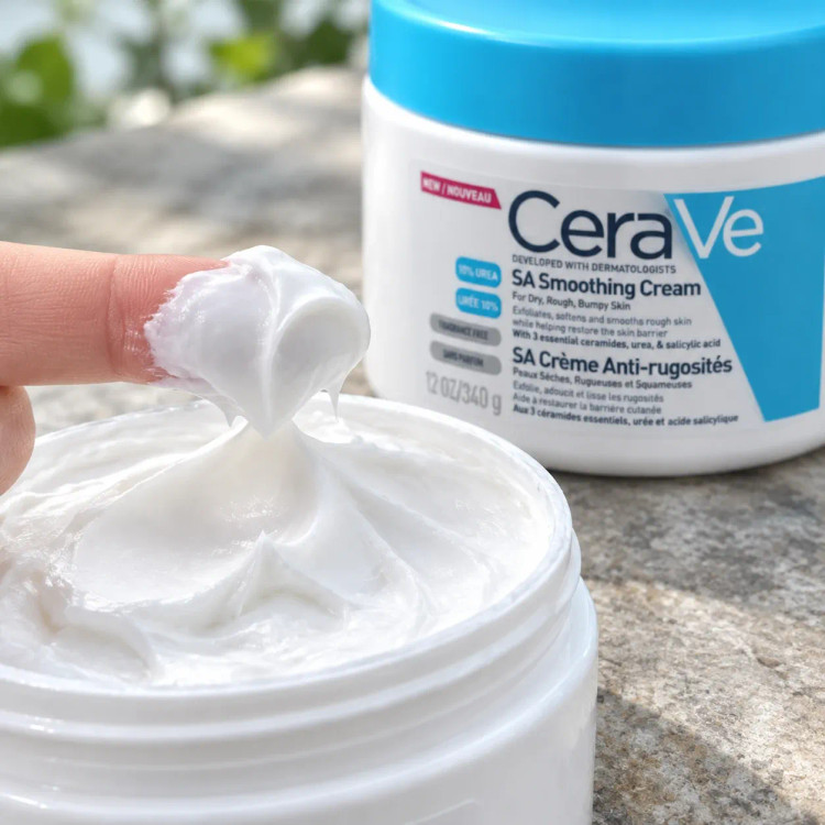 کرم کاسه ای آبرسان مرطوب کننده سراوی اصل Cerave لایه بردار مناسب پوست خشک و حساس حجم 340 گرم