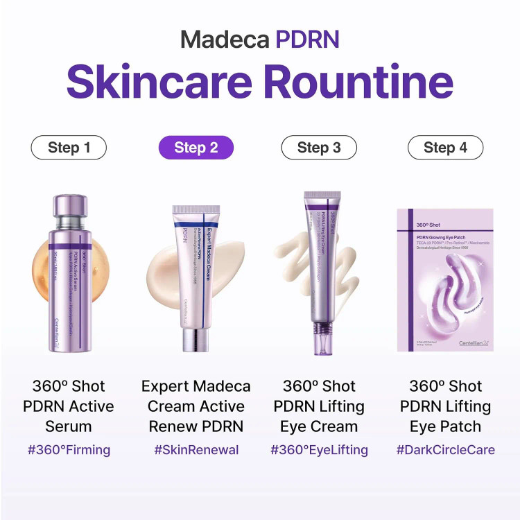 کرم ترمیم کننده PDRN و تقویت پیشرفته سددفاعی پوست مادکا سنتلیان اصل مدل Expert حجم 50 میل