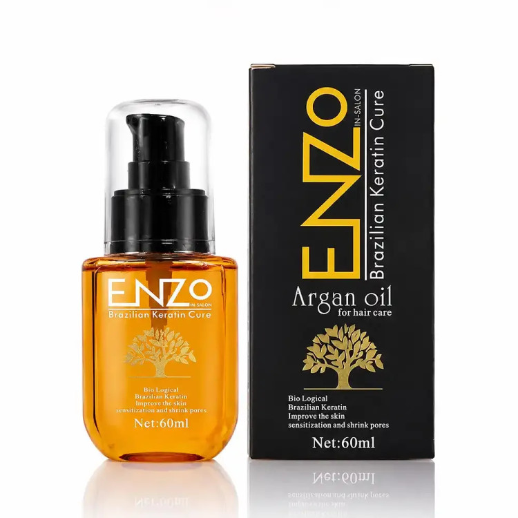سرم مو کراتین و آرگان انزو اصل ENZO مدل Berazilian Keratin حجم 60 میل
