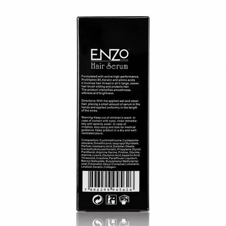 سرم مو کراتین و آرگان انزو اصل ENZO مدل Berazilian Keratin حجم 60 میل