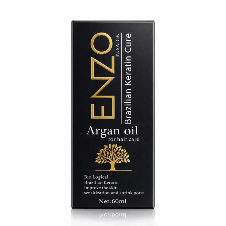 سرم مو کراتین و آرگان انزو اصل ENZO مدل Berazilian Keratin حجم 60 میل