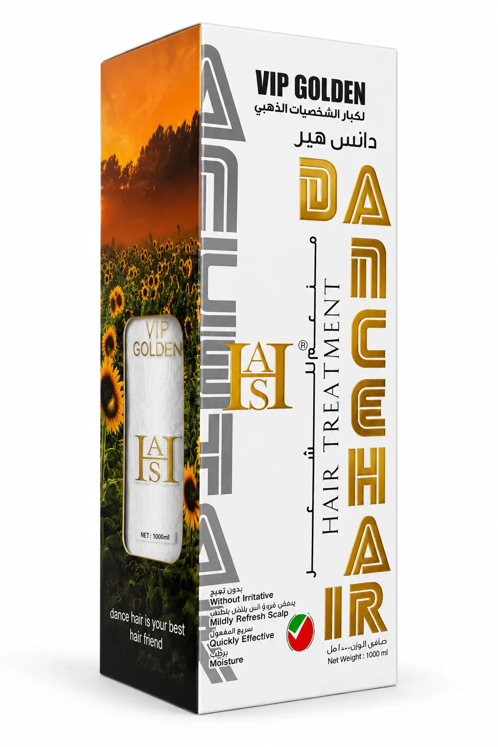 ماسک مو و تریتمنت دانس هیر VIP طلایی اصل کانادا حجم ۱۰۰۰ میل