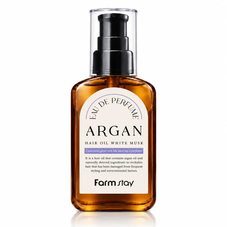 روغن موی پرفیوم آرگان و وایت ماسک کرهای فارم استی اصل حجم 100 میل معطر