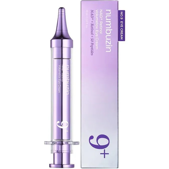 کرم دور چشم لیفتینگ شماره ۹ نامبوزین اصل حاوی NAD+ و رتینول حجم 10 میل